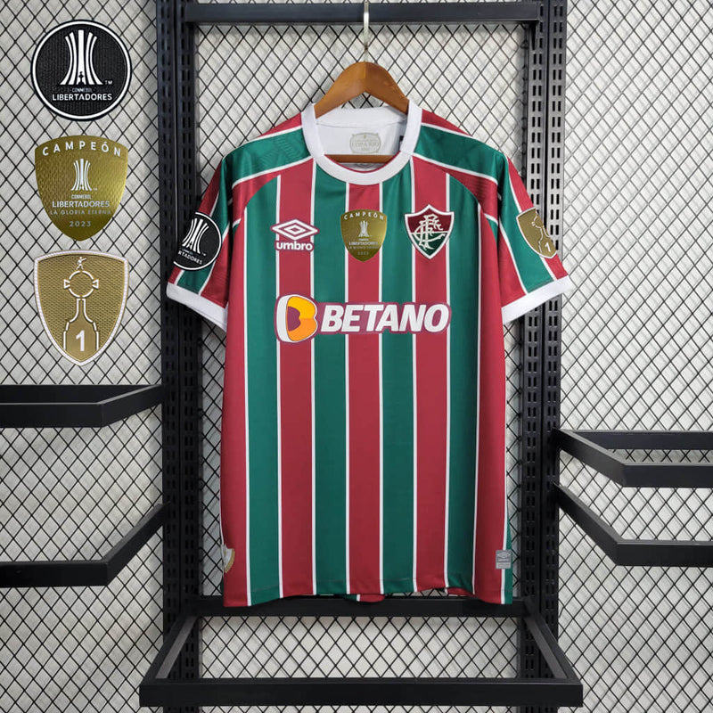 Camisa Fluminense 23/24 - Umbro Torcedor Masculina + Patches